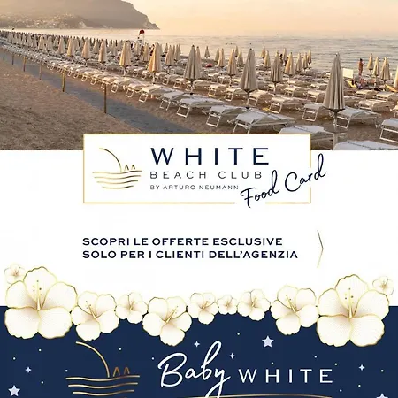 アパート 247 Bilo Al Primo Piano Con Terrazzo Vista Mare - Climatizzato E Navetta Privata Al White Club Inclusa マルチェッリ
